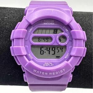 Purple Digital Men's Watch
